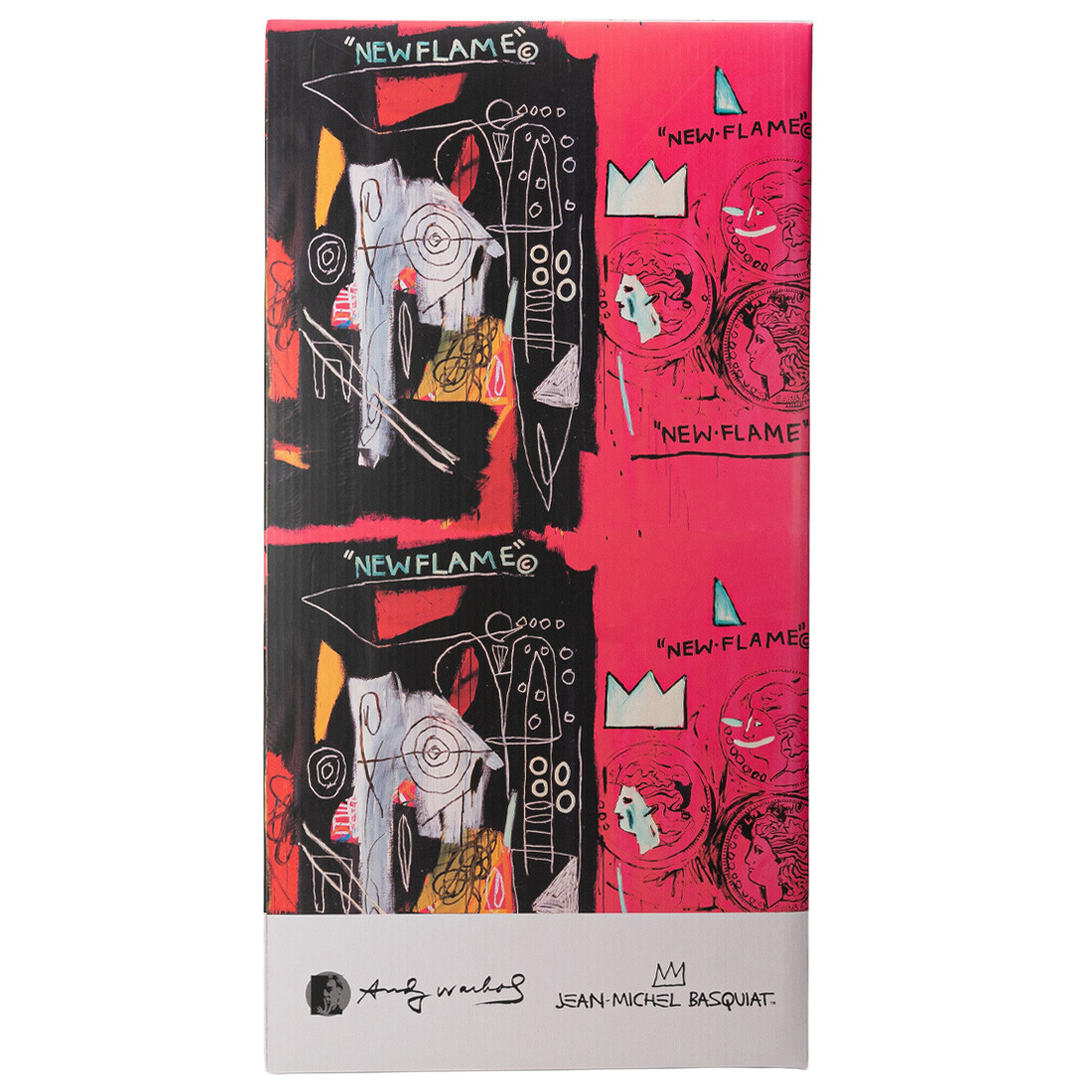 Medicom BE@RBRICK Andy Warhol x Jean-Michel Basquiat #1 1000 Medicom BE@RBRICK Andy Warhol x Jean-Michel Basquiat #1 1000