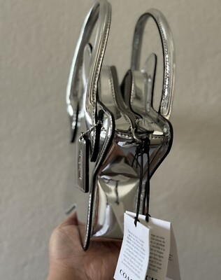 COACH スター バッグ CN700 Coach Metallic Silver Star Bag NWT CN700 | eBay