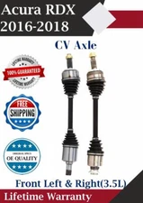 New OE Front Left & Right CV Axle For 2016-2018 Acura RDX 3.5L Lifetime Warranty