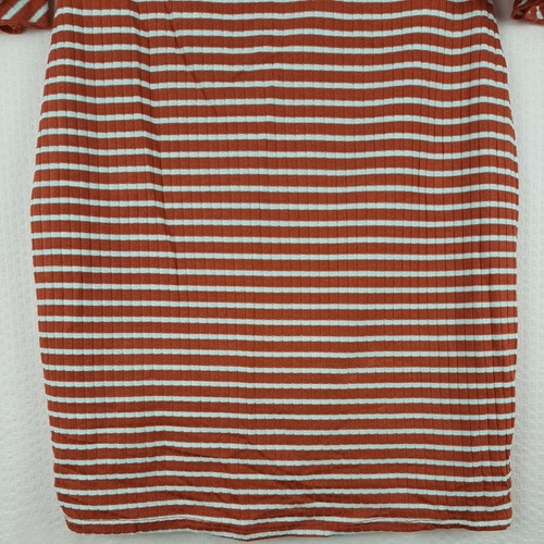 NEU Charlotte Russe gestreiftes Strick-Minikleid gerippt mit Rüschenärmeln Gr. M - Bild 5 von 11