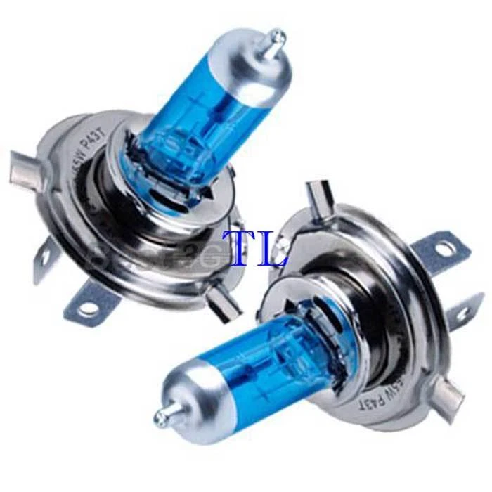 White - H4 Xenon 100/90W Halogen Head Light Bulb Motorcycle Headlamp Headlight - Image 2 of 4