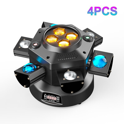 6 Arms Bee Eye 200W LED Light Stage Moving Head Beam Light Laser DJ Disco Party