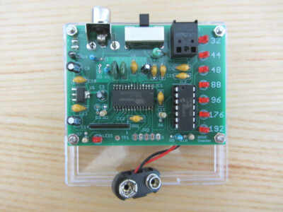 Portable Digital Audio SPDIF Sampling Rate Indicator 32-192kHz CS8416 DAI