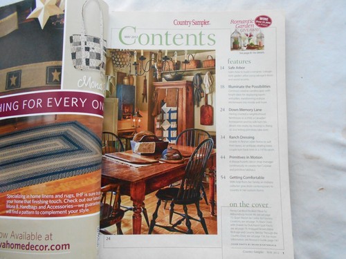 COUNTRY SAMPLER Magazine-MAY,2012 - Picture 2 of 2