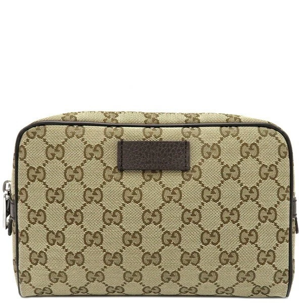 Gucci Body Bag GG Taille Sac GG Toile Cuir Marron Ceinture Sac 449174