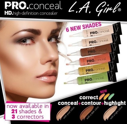 LA GIRL PRO CONCEALER HD !!! ***24 SHADES*** & 100% ORIGINAL!!! - UK SELLER !!! - Picture 51 of 52