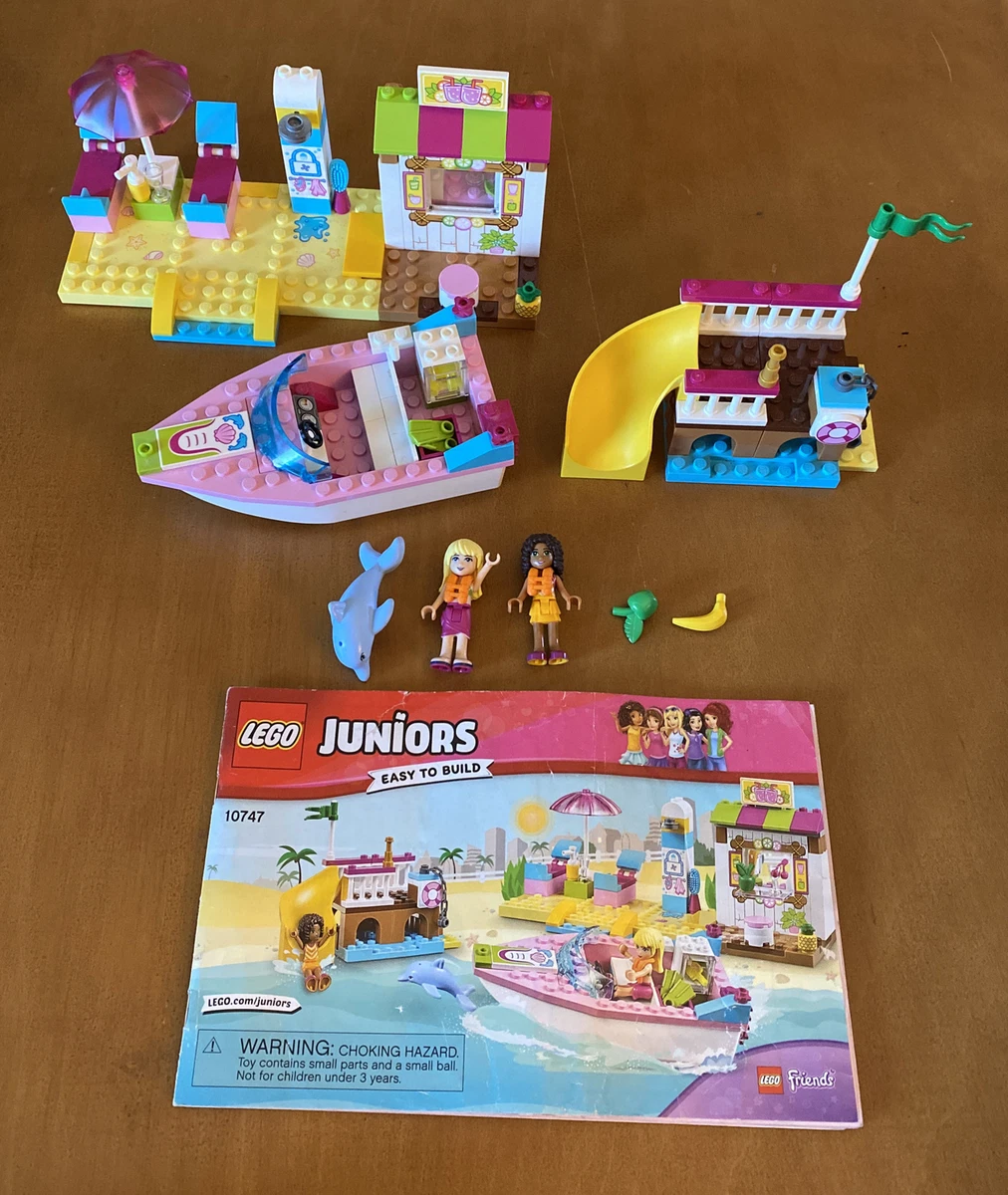 Se internettet kapitel dybde LEGO Juniors Friends 10747 Andrea and Stephanie&#039;s Beach  Holiday-Complete-No Box | eBay