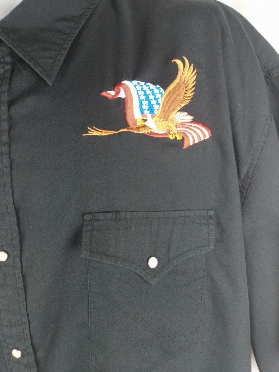 High noon embroidered western shirt clearance