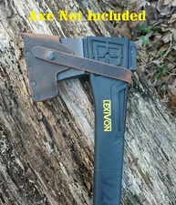 Lexivon V28s Splitting Axe Buffalo Leather Sheath Mask (Axe NOT Included)