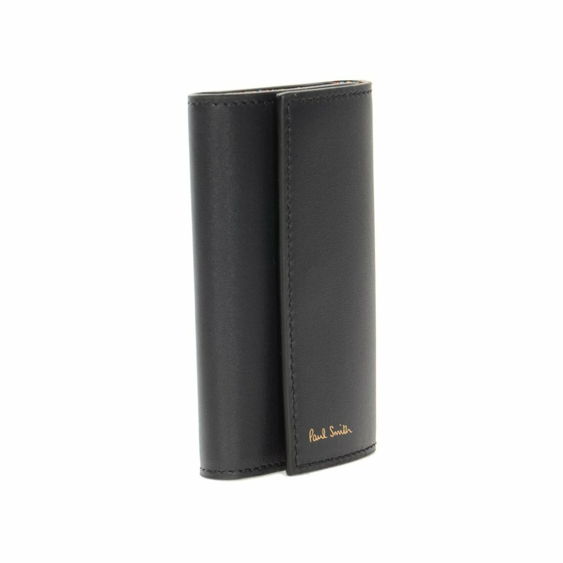 ポール・スミス STRIPE POINT KEY CASE Paul Smith] Key Case Leather Key Holder Key Ring Stripe