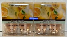 Bath & Body Works Sun-Washed Citrus Wallflowers Refill Bulbs set