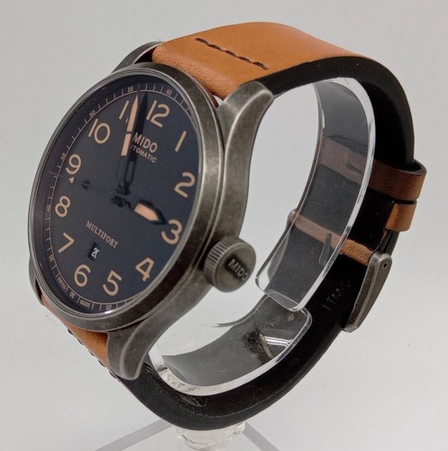 Mido Multifort Escape Special Edition Horween M032.607.36.050.99 Stunning Value! - Picture 16 of 18