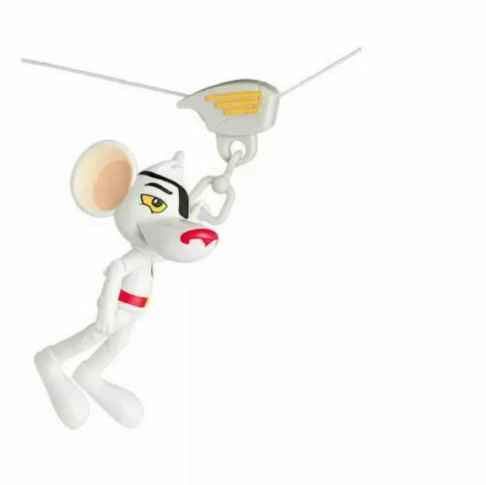 Danger Mouse Action Figure Toy Zip Line 3" TV Show Kids Rare New in Box Sealed - Image 4 of 4