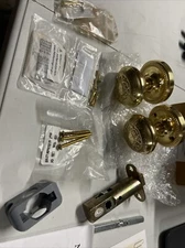 Rope Rosette with Egg & Dart Knob in Polished Brass - Single Dummy