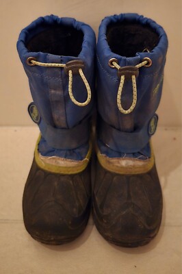 Trollkids Winter Kindeschuhe,  grün blau schwarz, gebraucht, für ein Winter
