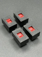(Qty 4) C&K V SERIES VOLTAGE SLIDE SWITCH 230V / 5A, 115V / 10A