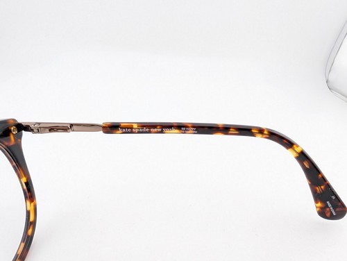 Kate Spade Eyeglasses, Frames Only, Kaysie 086, 49-22-140, Plastic, Brown Tort - Picture 12 of 18