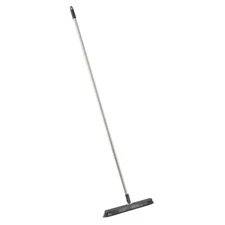 Slim Silicone Household Broom, Rubber Broom with 54" Handle