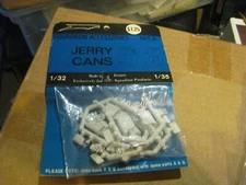 Sealed Vintage Jerry Cans Set by Squadron Accessories in 1/32 scale