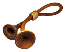 Antique Binaural Stethoscope WOOD & BONE Cuff C.1890-1930s Medical Device