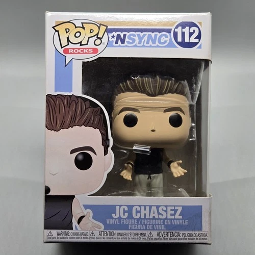 JC Chasez #112 ~ Funko Pop Rocks *NSYNC (Water Damaged)