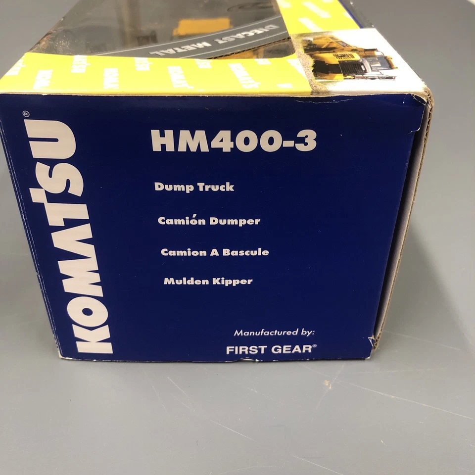 Camión de volteo First Gear Komatsu HM400-3 de metal modelo 1/50 NUEVO Foto 4 de 4