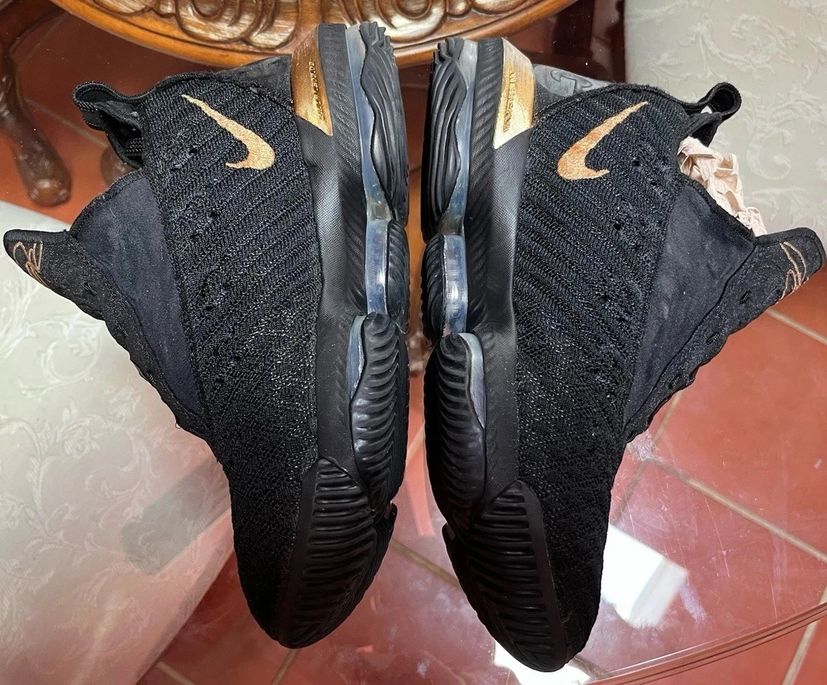 Preços baixos em Nike LeBron 16 Black Metallic Gold | eBay