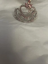 QUINCEANERA 15 FIFTEEN TIARA CROWN W/ HAIR BIRTHDAY COMB PINK