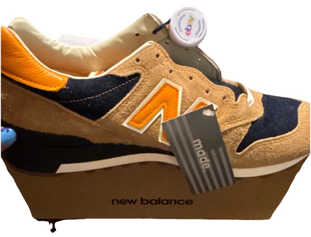 Size 12 - Levi's x New Balance 1300 Made In USA Orange Tab for