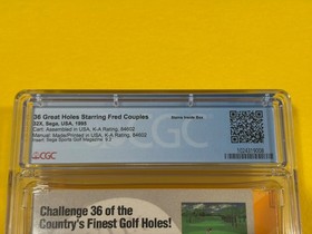 36 Great Holes Starring Fred Couples (CGC 8.5 CIB) Sega Genesis 32X not WATA PSA