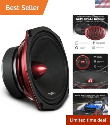 High-Performance PRO-X694BM Loudspeaker - 200W RMS, 96dB Clarity, Red Bullet