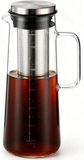 Cold Brew Coffee Maker,1.4 L / 48 Oz Cold Brew Pither,Borosilicate Glass