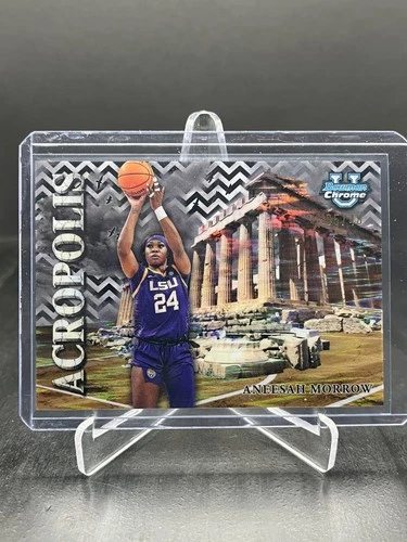 2024-25 Bowman U Chrome Aneesah Morrow Acropolis Black & White Stealth 05/48 A-9