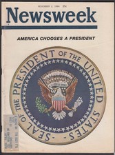 NEWSWEEK LBJ Goldwater Emmet John Hughes J Edgar Hoover Herbert Hoover 11/2 1964