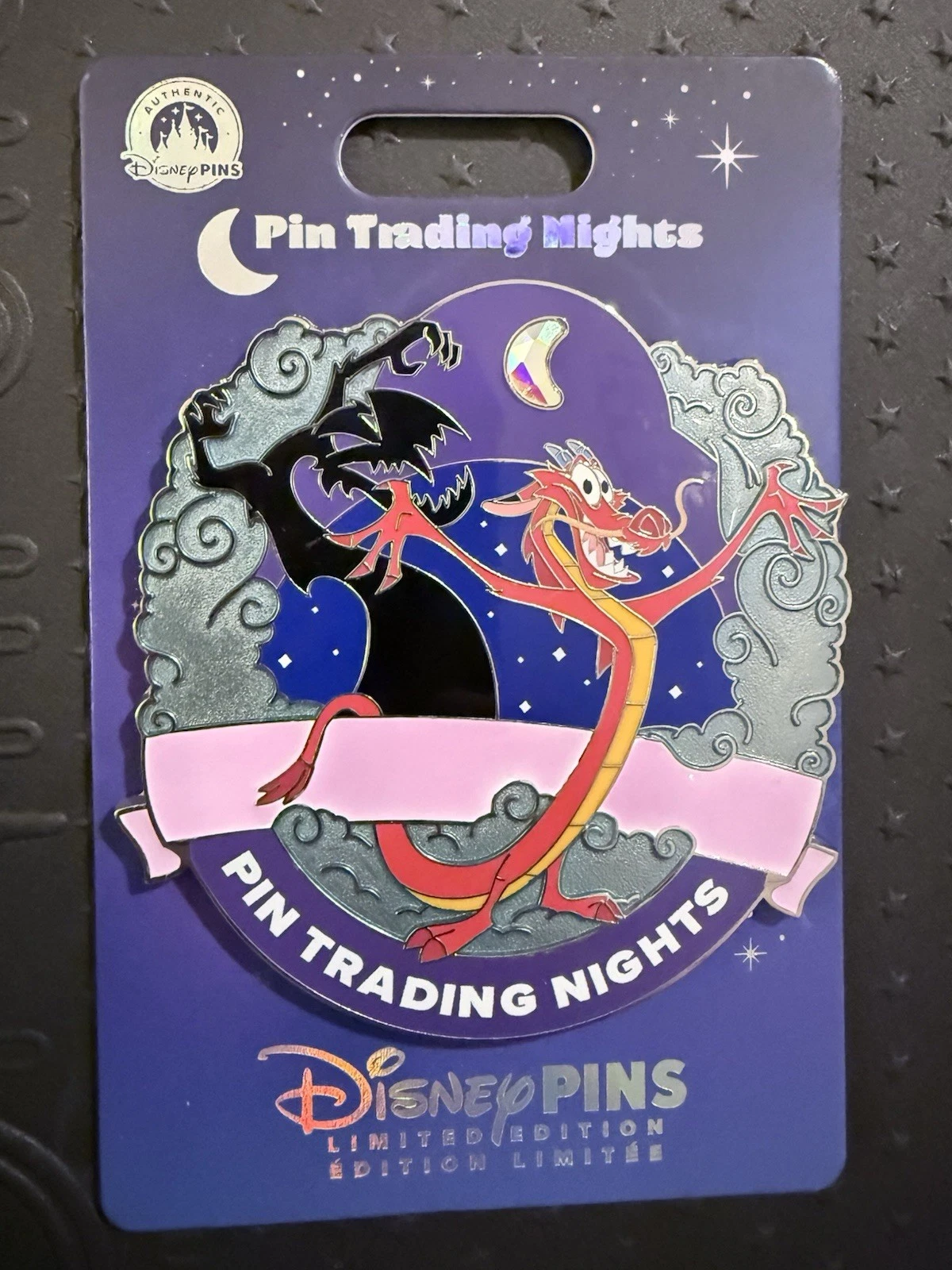 New Listing2026 Walt Disney World Pin Trading Nights Mushu Mini Jumbo Pin LE 500