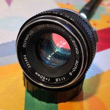 OLYMPUS F-Zuiko Auto-S 50mm f1.8 Manual Lens (OM System) *Read Description