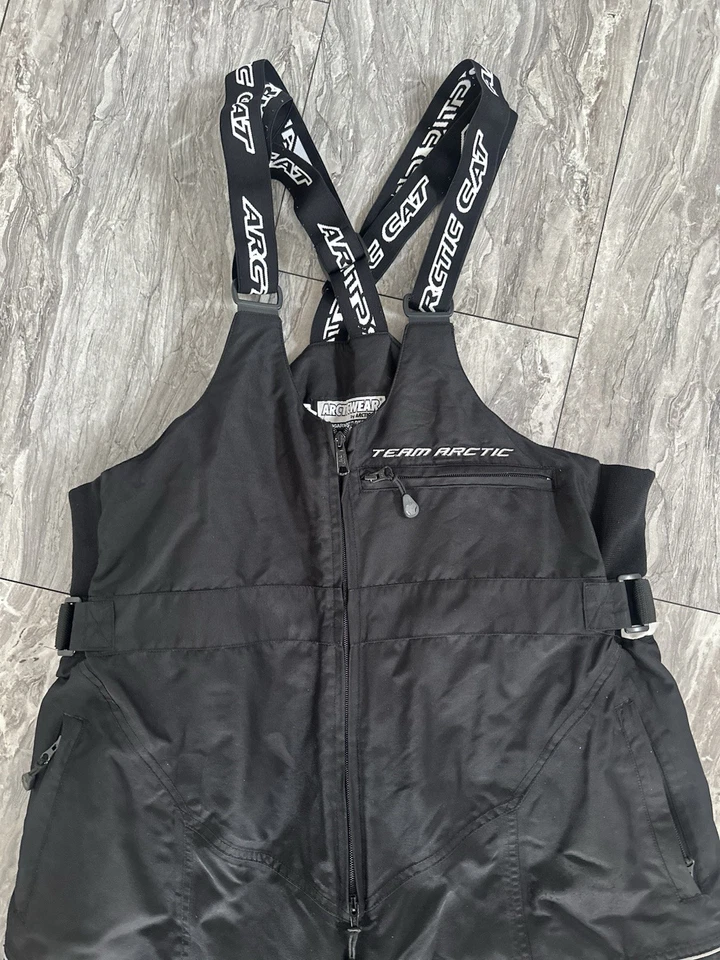 arctic cat snowmobile bibs size extra large - Image 3 of 4