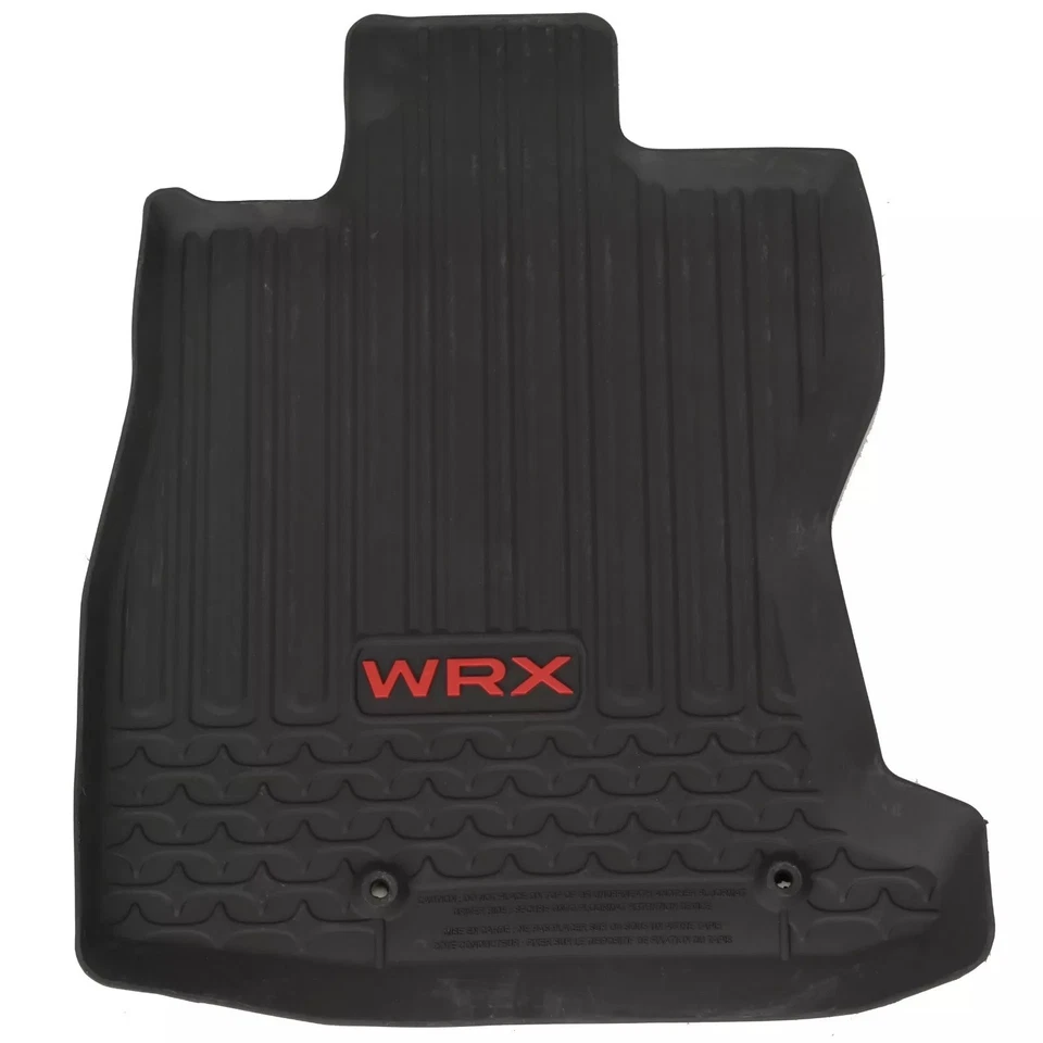 2022-2024 Genuine Subaru WRX All Weather Rubber Floor Liners w/ Logo J501SVC000 - Image 3 of 4