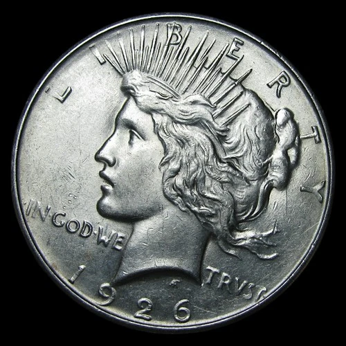 1926-D Peace Dollar Silver  ---- Unc Coin ---- #PP396