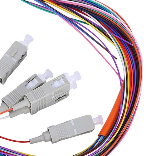 12‑Pole Multimode Fiber Pigtail Cable Low Insertion Loss For Communication - Afbeelding 18 van 22