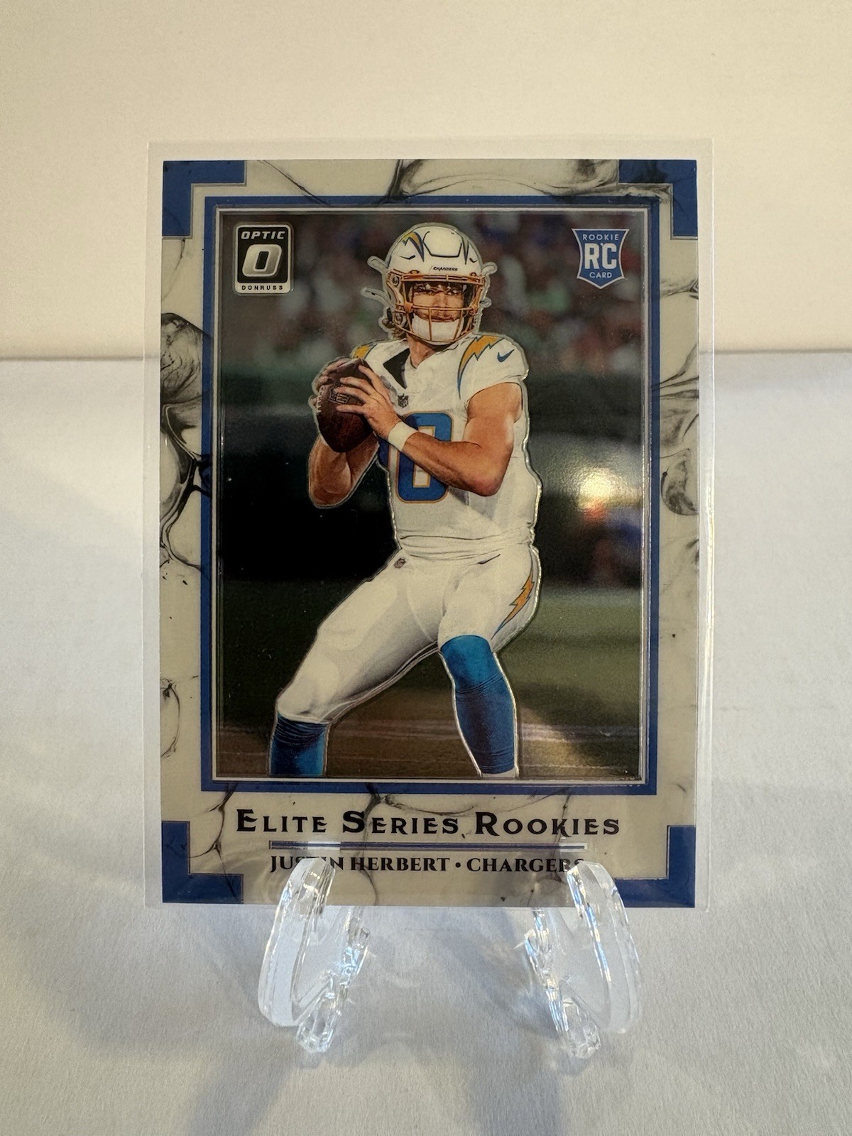 2020 Panini Donruss Optic - Elite Series Rookies Justin Herbert #ESR-JH (RC) (Z)