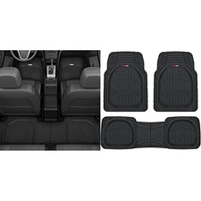 Motor Trend Floor Mats for Cars Full Set FlexTough Floor Mats Weather Mats