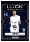 Zach Edey 2024-25 Panini Prizm RC Luck of the Lottery #3 ROOKIE A6