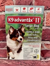 K9 Advantix II | 21-55lb | 6 pack for fleas, ticks and mosquito protection