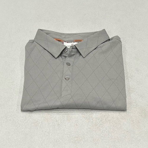 Modern Ambition Men's Short Sleeve Polo Shirt, Gray, Size XL