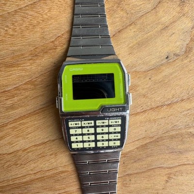Casio Telememo Men Silver Watch - Dbc-1500 for sale online | eBay