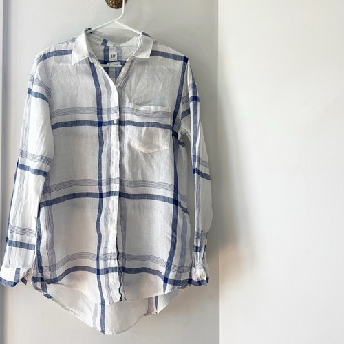 Camicia lunga fidanzato Gap 100% lino | XS
