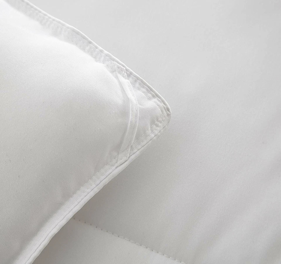 Double Needle Edges All Season White Down Alternative Comforter Duvet Insert - Image 3 of 4