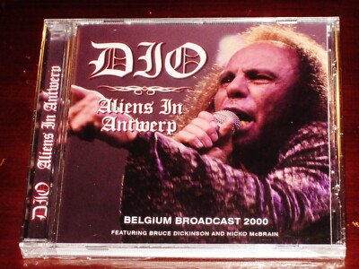 Dio: Aliens In Antwerp - Belgium Broadcast 2000 CD w Bruce Dickinson + Nicko NEW