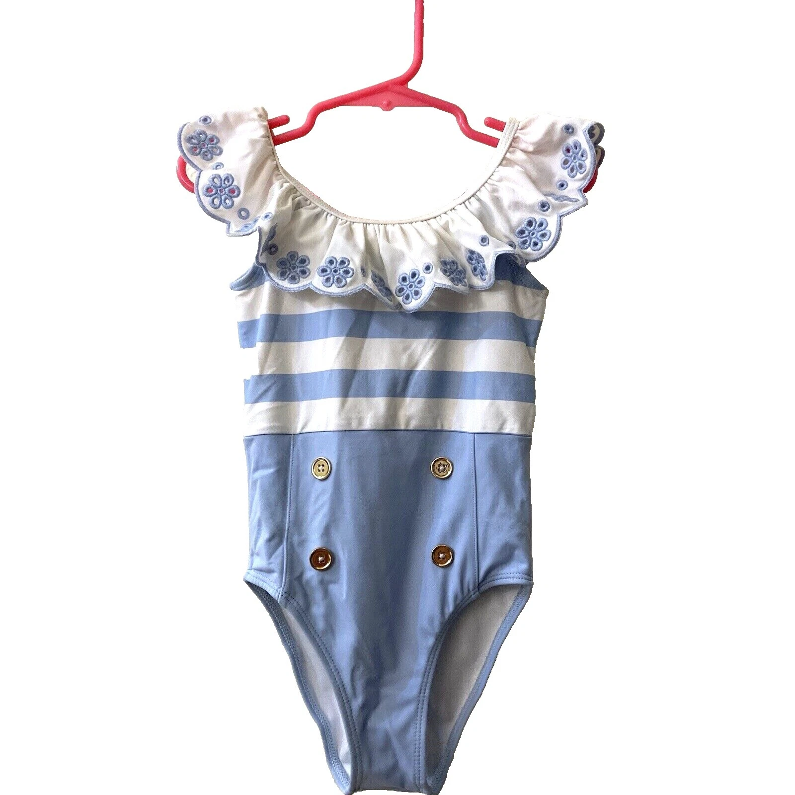 Janie and Jack 连体泳衣女